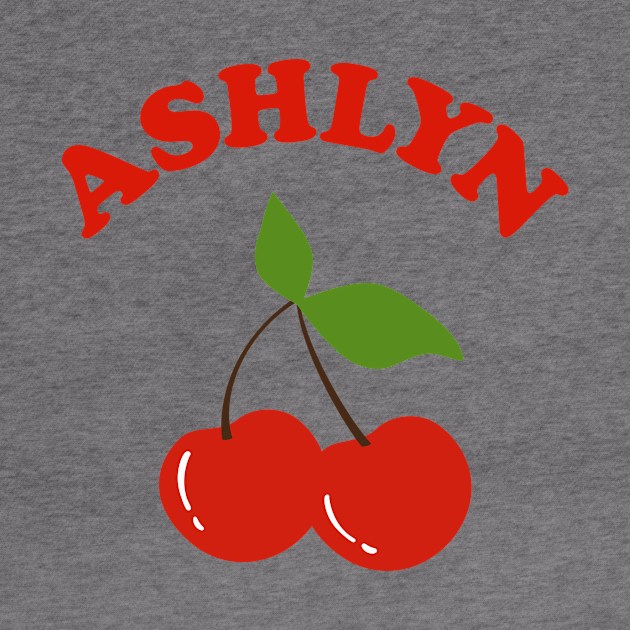 Ashlyn Name Personalized Vintage Cherry by xsylx